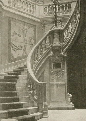 escalier droit renaissance
