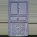 Porte simple peinte