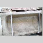 Lavabo ancien en marbre oval