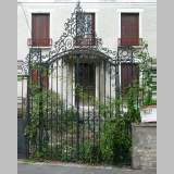Portail en fer avec grilles de 20 m de long