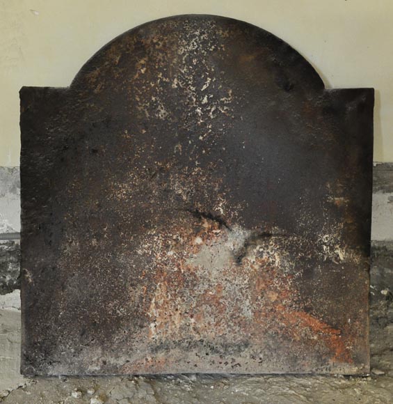Plaque de cheminée ancienne aux Armes de France, XIXè siècle-6