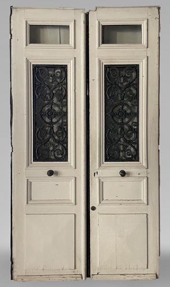 Grande porte d'entrée à double battant, XIXe siècle-0