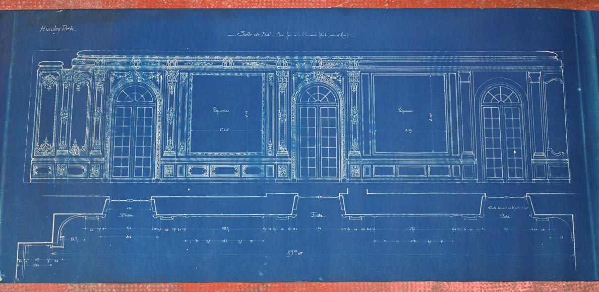 Plans originaux et projets pour le réaménagement de Hursley Park : 1902 -1903-14