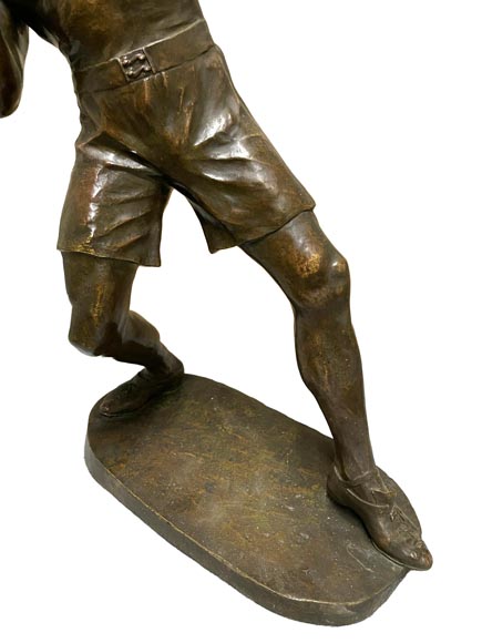(sculpture bronze lanceur de poids)-3