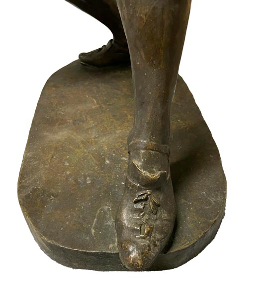 (sculpture bronze lanceur de poids)-4