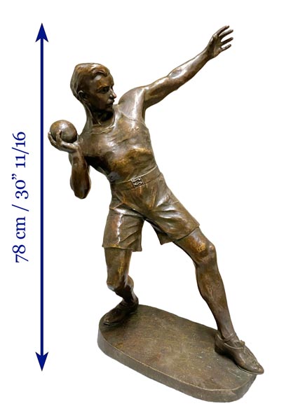 (sculpture bronze lanceur de poids)-6