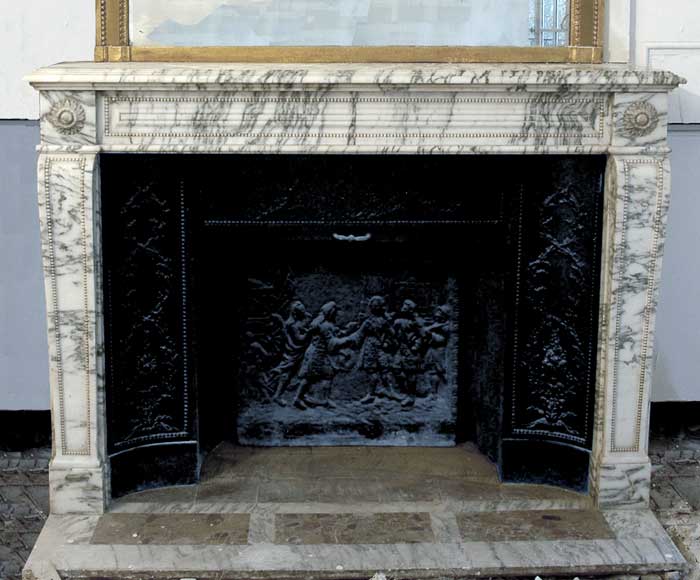 Antique_Louis_XVI_Style_White_Marble_Mantel_with_Pearls_and_Cast_iron_Insert_.jpg