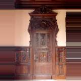 Pièce de boiserie néogothique provenant de Marcq en Baroeul