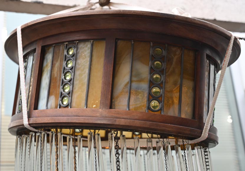 Luminaire à suspension, art déco Luminaire à suspension, art déco-5