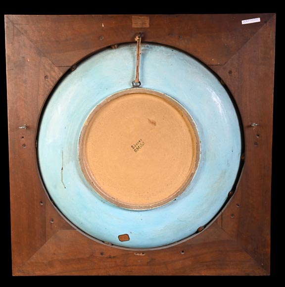 MILET & DIFFLOTH – Plat d'ornement en céramique émaillée au décor de fleurs des champs MILET & DIFFLOTH – Plat d'ornement en céramique émaillée au décor de fleurs des champs-9