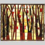 Vitrail  de style Art Moderne
