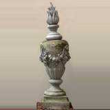 Vase en zinc