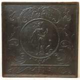 Plaque avec le dieu Mercure