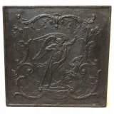Plaque de cheminée Le Temps