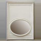 Trumeau galbé à miroir oval