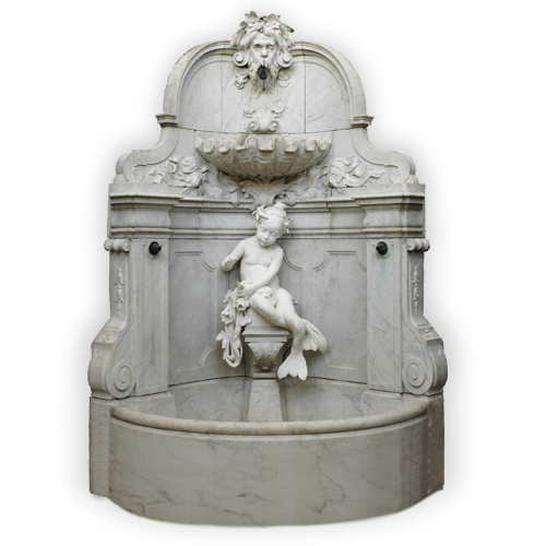 Fontaines, bassins et puits