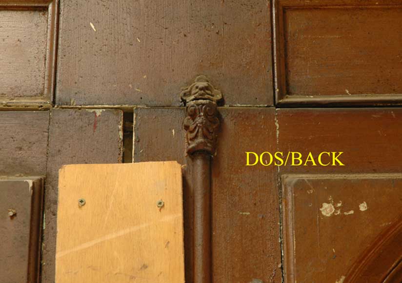 Porte double, XIXe siècle. Porte double, XIXe siècle.-11