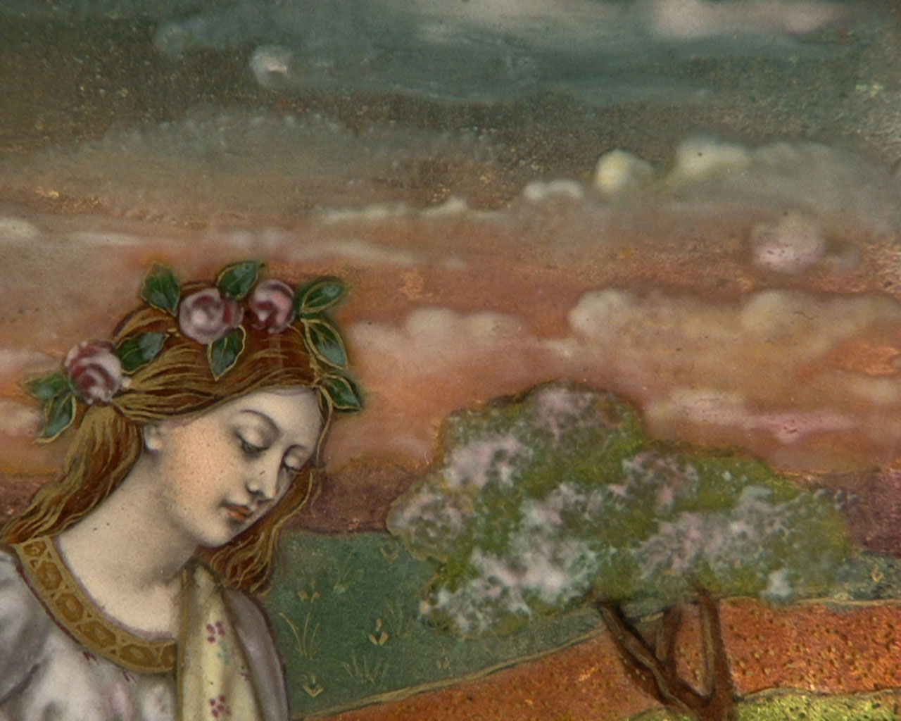 Théophile SOYER : "Le Printemps", vers 1880 Théophile SOYER : "Le Printemps", vers 1880-2