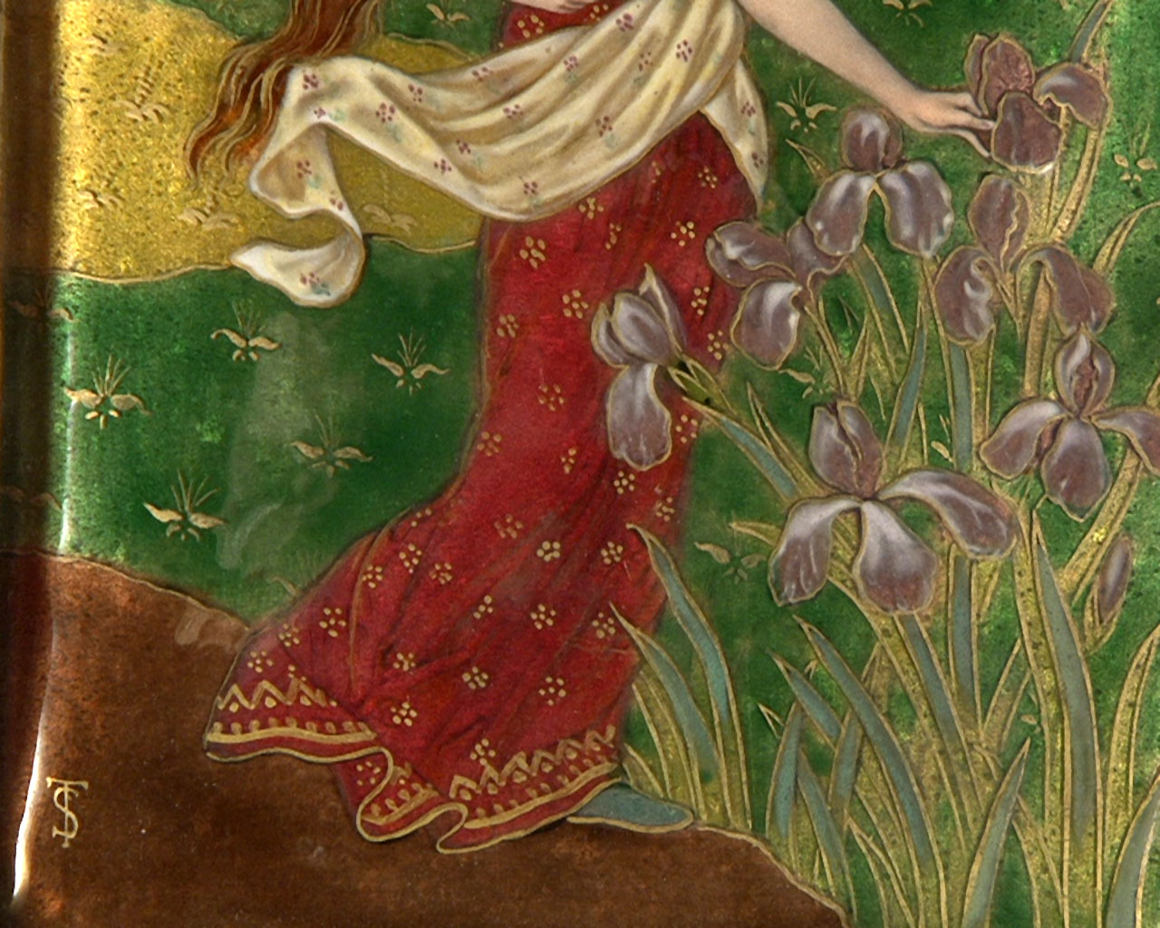 Théophile SOYER : "Le Printemps", vers 1880 Théophile SOYER : "Le Printemps", vers 1880-3