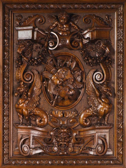 Une somptueuse crédence sculptée provenant d'un exceptionnel ensemble mobilier réalisé par Moïse Michelangelo Guggenheim pour le Palazzo Papadopoli de Venise, Italie Une somptueuse crédence sculptée provenant d'un exceptionnel ensemble mobilier réalisé par Moïse Michelangelo Guggenheim pour le Palazzo Papadopoli de Venise, Italie-7