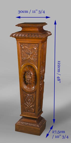 Trois sellettes provenant d'un exceptionnel ensemble mobilier réalisé par Moïse Michelangelo Guggenheim pour le Palazzo Papadopoli de Venise, Italie Trois sellettes provenant d'un exceptionnel ensemble mobilier réalisé par Moïse Michelangelo Guggenheim pour le Palazzo Papadopoli de Venise, Italie-7