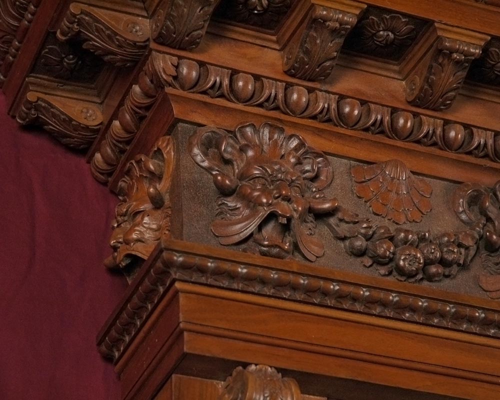 L'important miroir  provenant d'un exceptionnel ensemble mobilier réalisé par Moïse Michelangelo Guggenheim pour le Palazzo Papadopoli de Venise, Italie L'important miroir  provenant d'un exceptionnel ensemble mobilier réalisé par Moïse Michelangelo Guggenheim pour le Palazzo Papadopoli de Venise, Italie-6