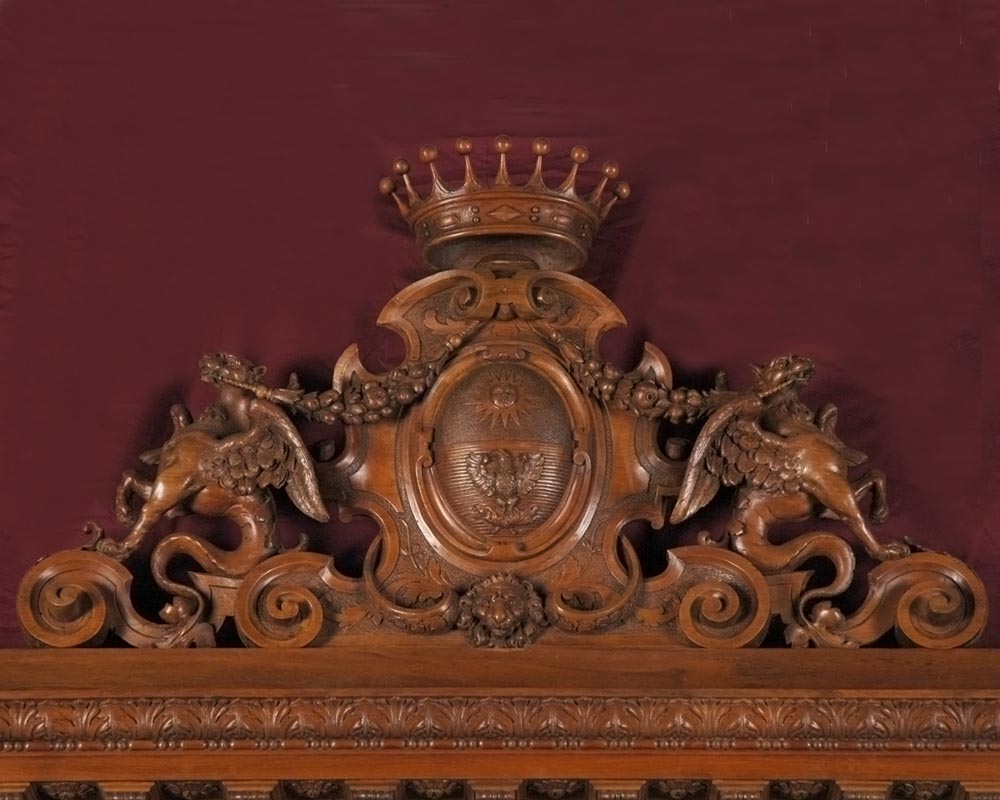 L'important miroir  provenant d'un exceptionnel ensemble mobilier réalisé par Moïse Michelangelo Guggenheim pour le Palazzo Papadopoli de Venise, Italie L'important miroir  provenant d'un exceptionnel ensemble mobilier réalisé par Moïse Michelangelo Guggenheim pour le Palazzo Papadopoli de Venise, Italie-9