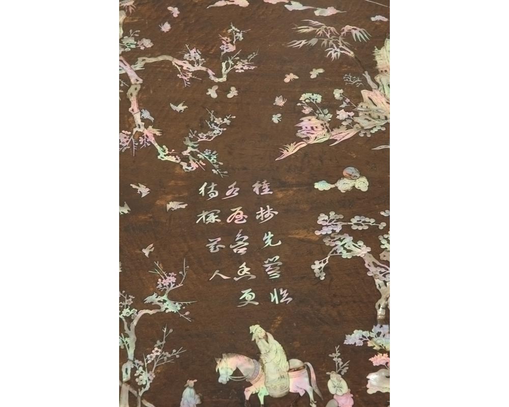 Maison des Bambous Alfred PERRET et Ernest VIBERT (attribué à) -  Grand guéridon central Maison des Bambous Alfred PERRET et Ernest VIBERT (attribué à) -  Grand guéridon central-4