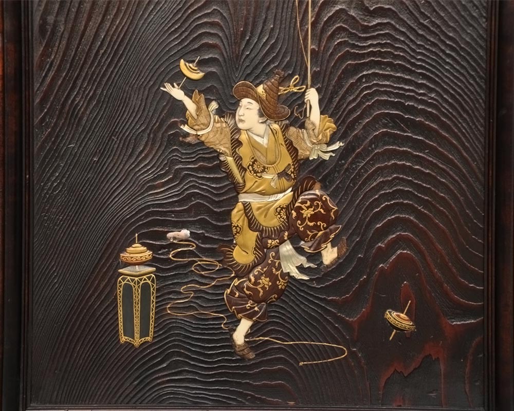 VIARDOT Gabriel, Cabinet japonisant "Les jeux du cirque" VIARDOT Gabriel, Cabinet japonisant "Les jeux du cirque"-9