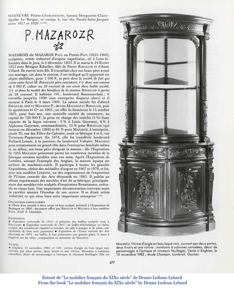 Belle salle à manger en noyer sculpté estampillée par l'ébéniste Paul Mazaroz Belle salle à manger en noyer sculpté estampillée par l'ébéniste Paul Mazaroz-18