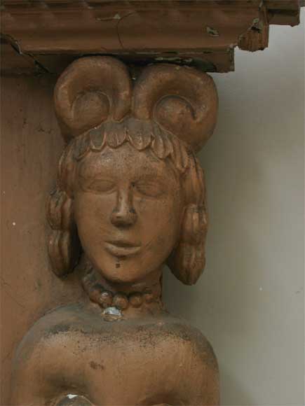 Trumeau d'époque Louis XIII Trumeau d'époque Louis XIII-2