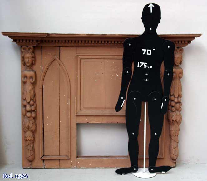 Trumeau d'époque Louis XIII Trumeau d'époque Louis XIII-8