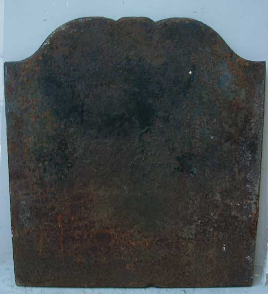 Plaque de cheminée à décor chinois  Plaque de cheminée à décor chinois