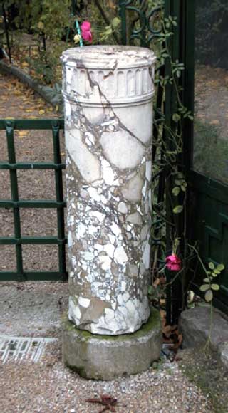 Paire de colonnes en marbre. Paire de colonnes en marbre.-0