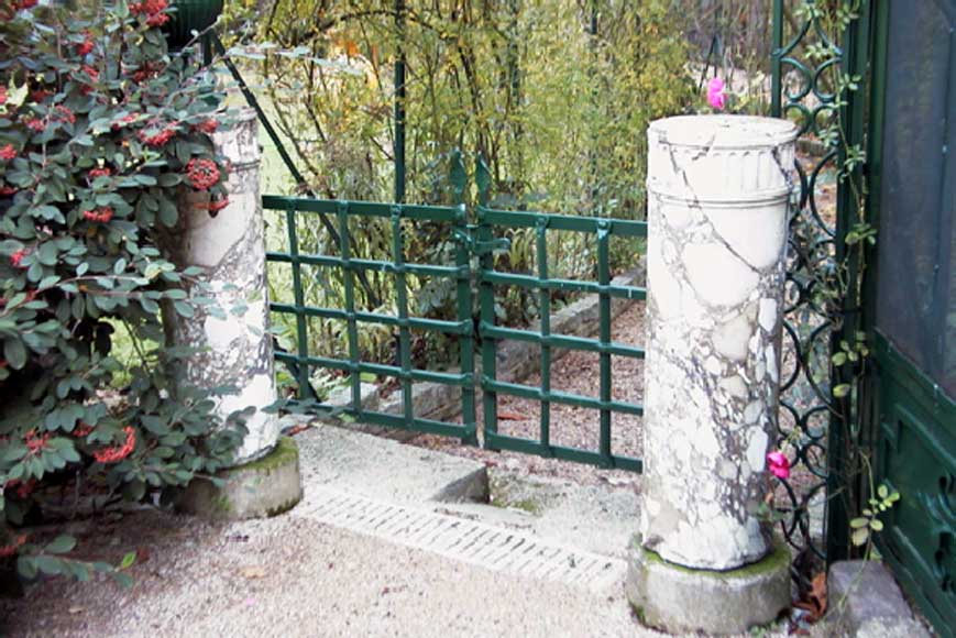 Paire de colonnes en marbre. Paire de colonnes en marbre.-1