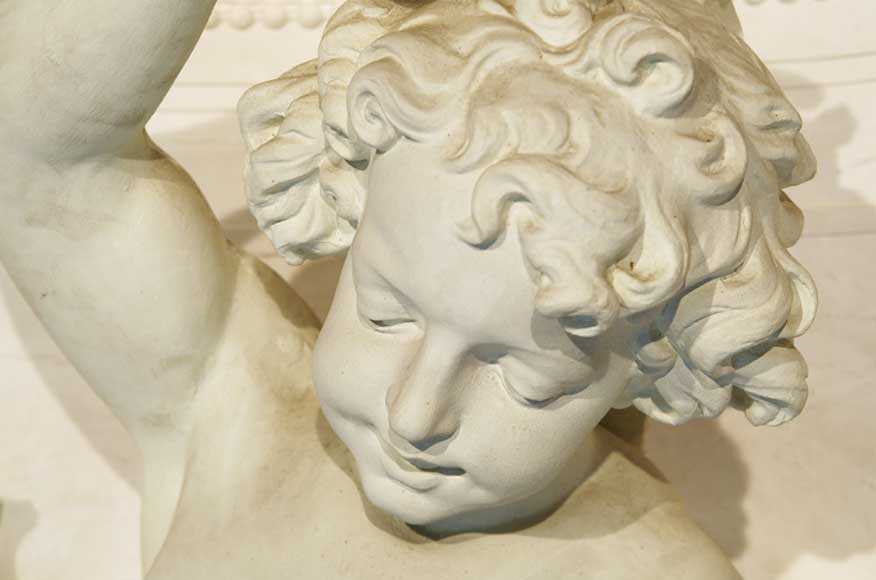 Fontaine en alcove avec un ange Fontaine en alcove avec un ange-5