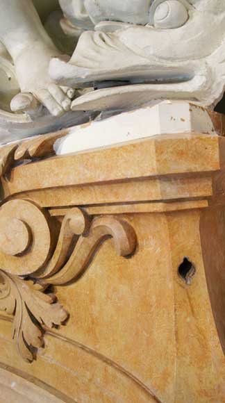 Fontaine en alcove avec un ange Fontaine en alcove avec un ange-8