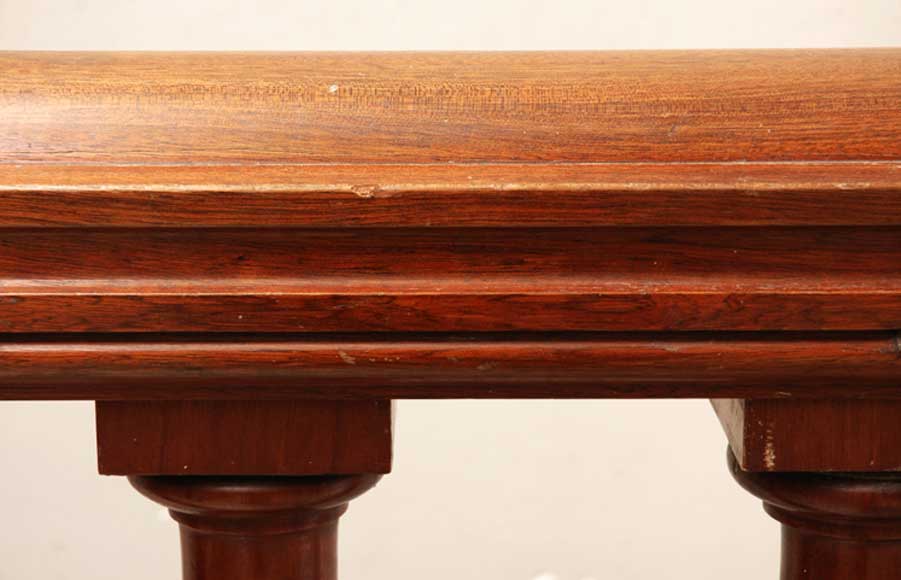 Escalier en acajou fin XIXe siècle. Escalier en acajou fin XIXe siècle.-10