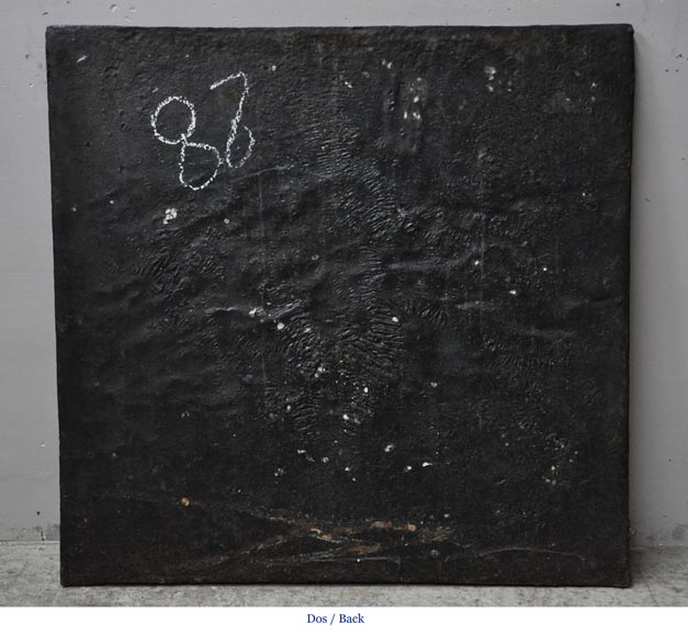 Plaque de cheminée ancienne aux armes de Léopold Ier, Duc de Lorraine Plaque de cheminée ancienne aux armes de Léopold Ier, Duc de Lorraine-5