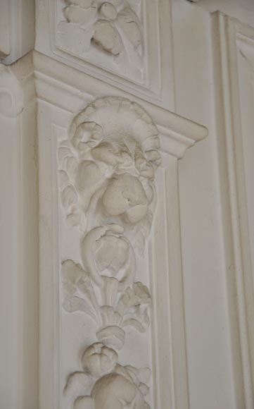 Trumeau ancien de style Louis XIV à décor de têtes de lions Trumeau ancien de style Louis XIV à décor de têtes de lions-3