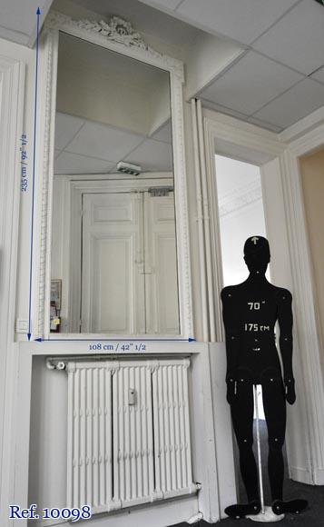 Trumeau ancien de style Louis XVI à décor de carquois et de fleurs Trumeau ancien de style Louis XVI à décor de carquois et de fleurs-4