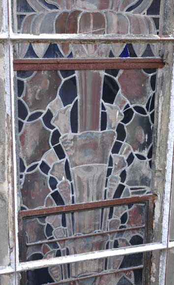 Vitraux de chapelle à motifs floraux Vitraux de chapelle à motifs floraux-4