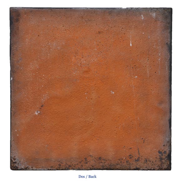 Plaque de cheminée ancienne à la paysanne Plaque de cheminée ancienne à la paysanne-6