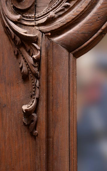 Trumeau en bois de style Louis XV figurant Poséidon, fin du XIXe siècle Trumeau en bois de style Louis XV figurant Poséidon, fin du XIXe siècle-7