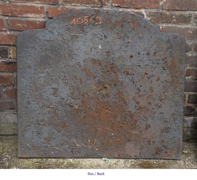 Plaque de cheminée de style Louis XV à la femme au pas de danse et au musicien Plaque de cheminée de style Louis XV à la femme au pas de danse et au musicien-7