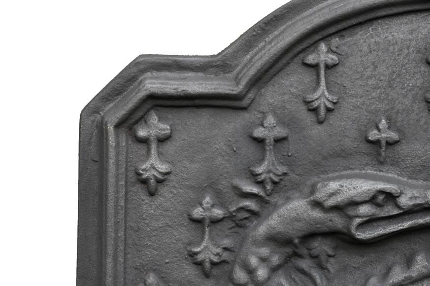 Plaque de cheminée à la Salamandre de François Ier Plaque de cheminée à la Salamandre de François Ier-2