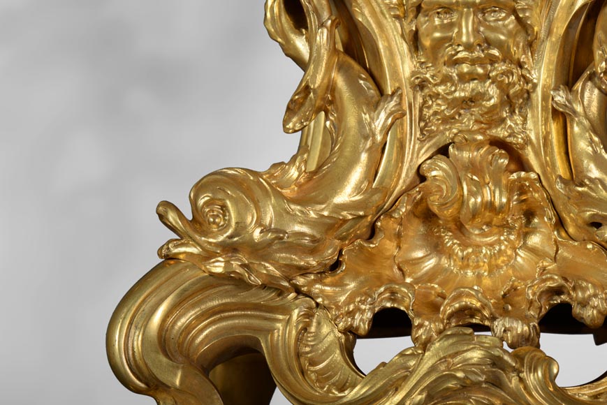 Léon MESSAGÉ (1842-1901) (att. à) - Belle pendule de style Louis XV Léon MESSAGÉ (1842-1901) (att. à) - Belle pendule de style Louis XV-6