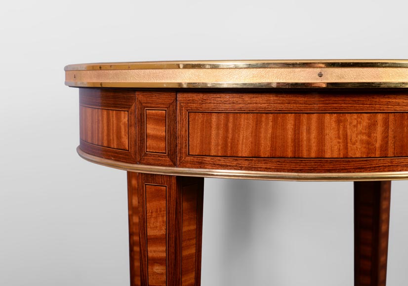 Pierre-Ferdinand DUVINAGE (1823-1876) - Guéridon à décor japonisant en marqueterie cloisonné Pierre-Ferdinand DUVINAGE (1823-1876) - Guéridon à décor japonisant en marqueterie cloisonné-5