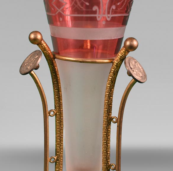 BACCARAT, Paire de vases montés, vers 1878 BACCARAT, Paire de vases montés, vers 1878-4