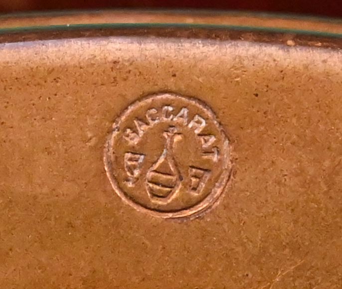 BACCARAT, Garniture au paysage japonisant, vers 1880 BACCARAT, Garniture au paysage japonisant, vers 1880-6